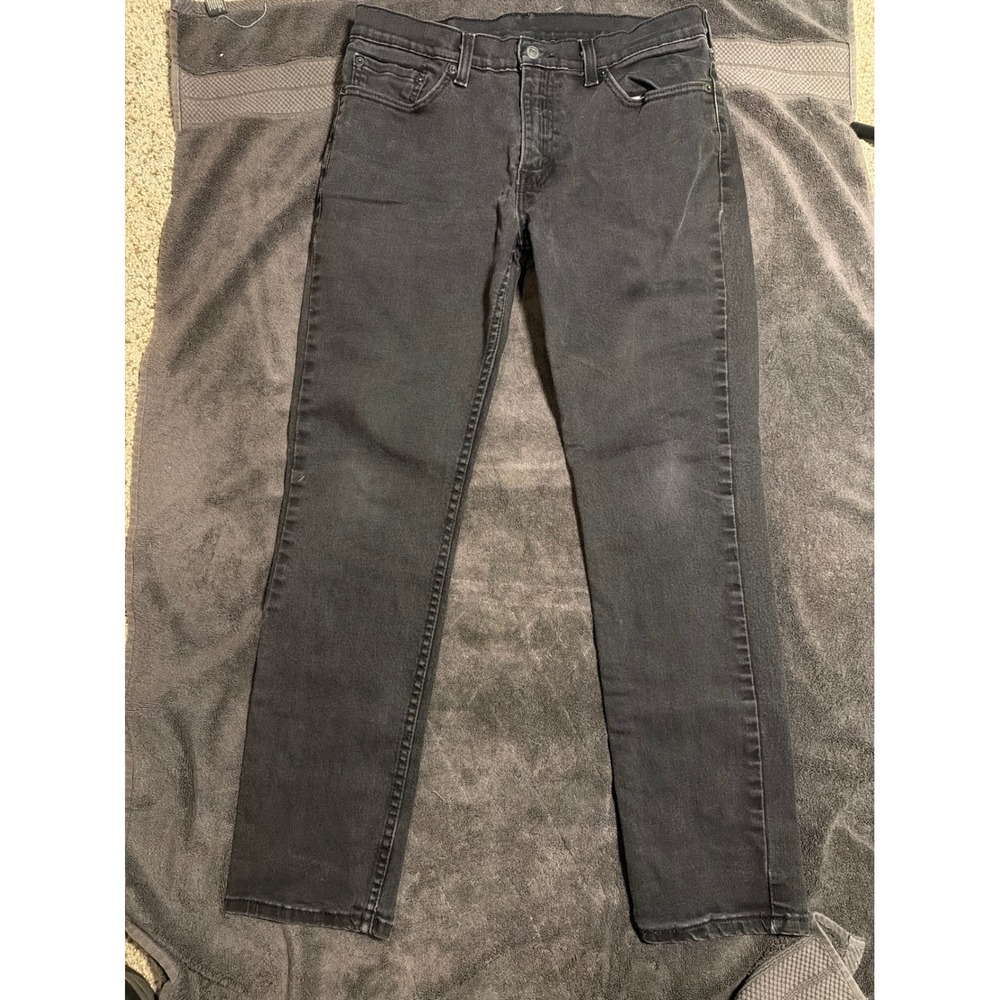 Levis 511 Slim Fit Mens Jeans 33x30 Charcoal Black WaterLess Denim Pants